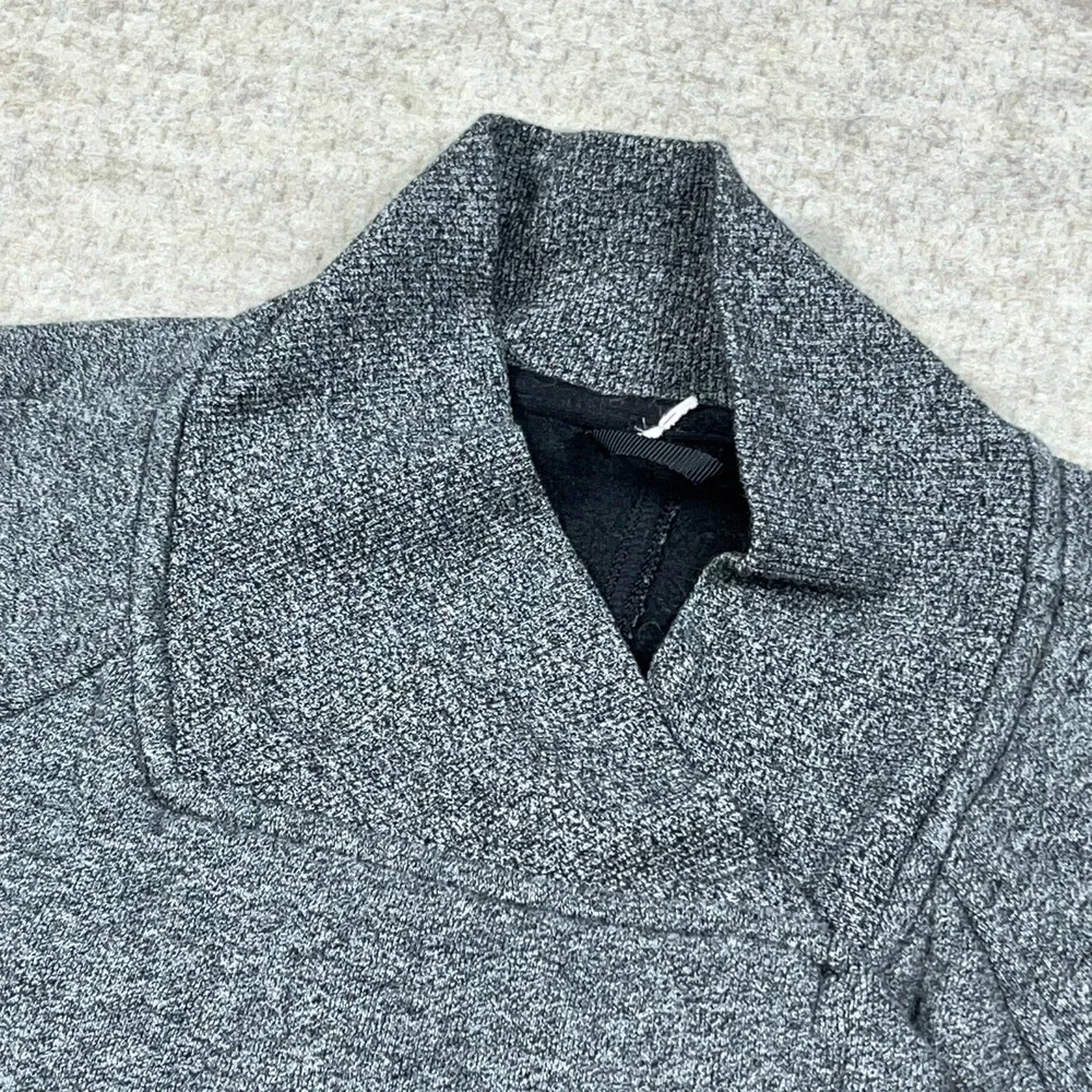 Lululemon Back To It‎ Wrap Fleece Jacket Heathered Stretch Full Zip Gray Size 6